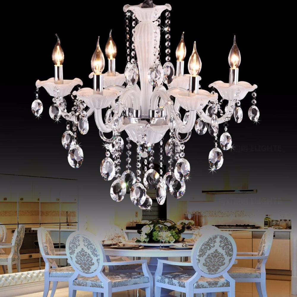 Best ideas about Chandeliers For Kids Room
. Save or Pin Cafe white mini chandelier Luxury bedroom 6 lights kids Now.