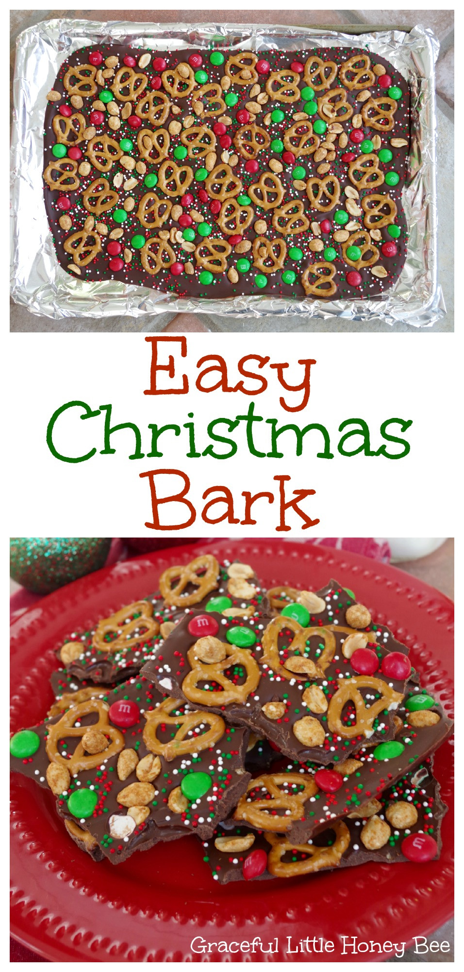 Best ideas about Christmas Treats DIY
. Save or Pin Easy Christmas Bark Graceful Little Honey Bee Now.