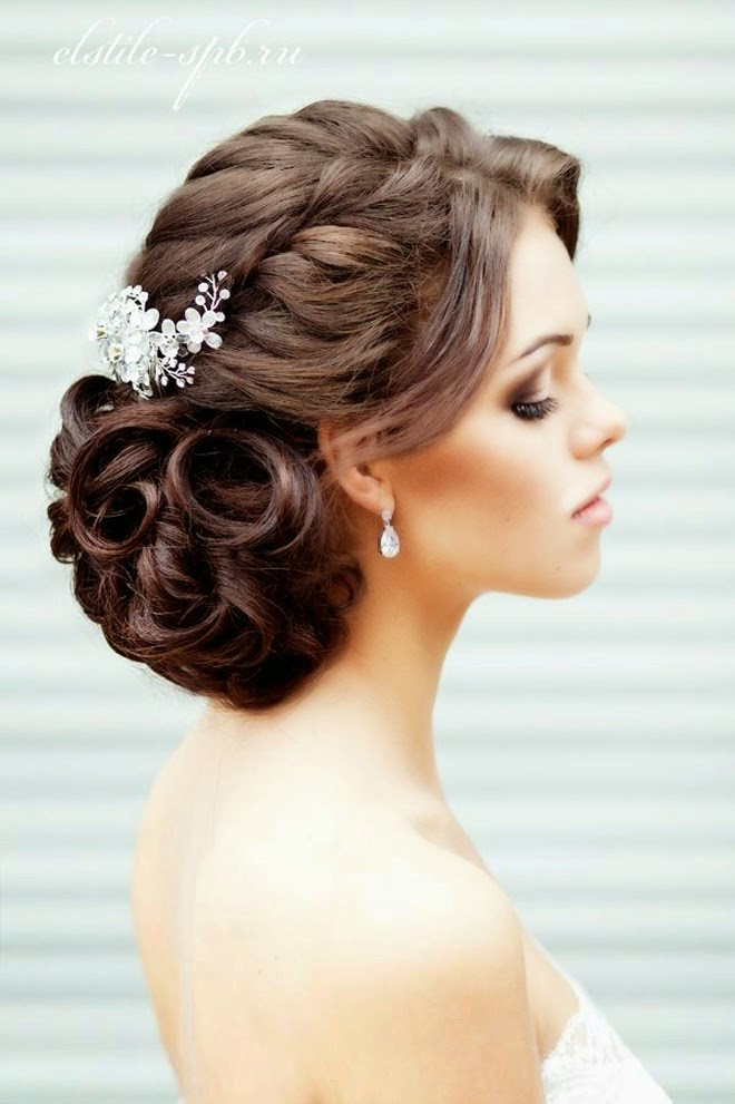 Best ideas about Classic Wedding Hairstyle
. Save or Pin 23 Glamorous Bridal Hairstyles with Flowers Pretty Designs Now.