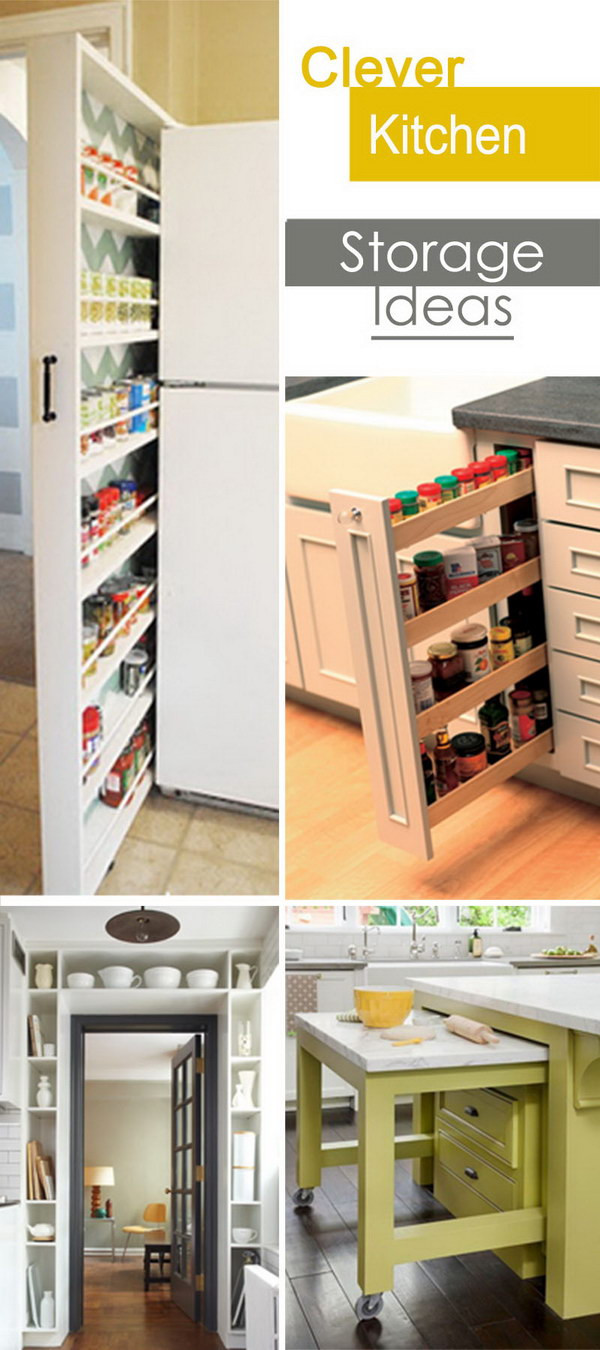 Best ideas about Clever Kitchen Ideas
. Save or Pin Clever Kitchen Storage Ideas Hative Now.