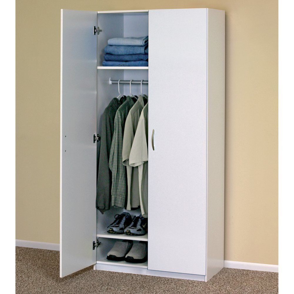 Best ideas about Closet Storage Cabinets
. Save or Pin WHITE WARDROBE CABINET Clothing Closet Storage Modern Now.