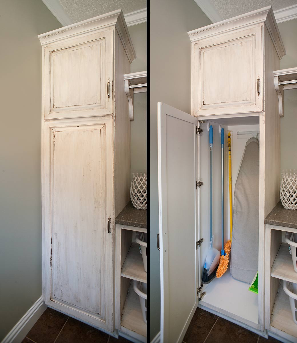 Best ideas about Closet Storage Cabinets
. Save or Pin broom closet cabinet – Home Decor Now.