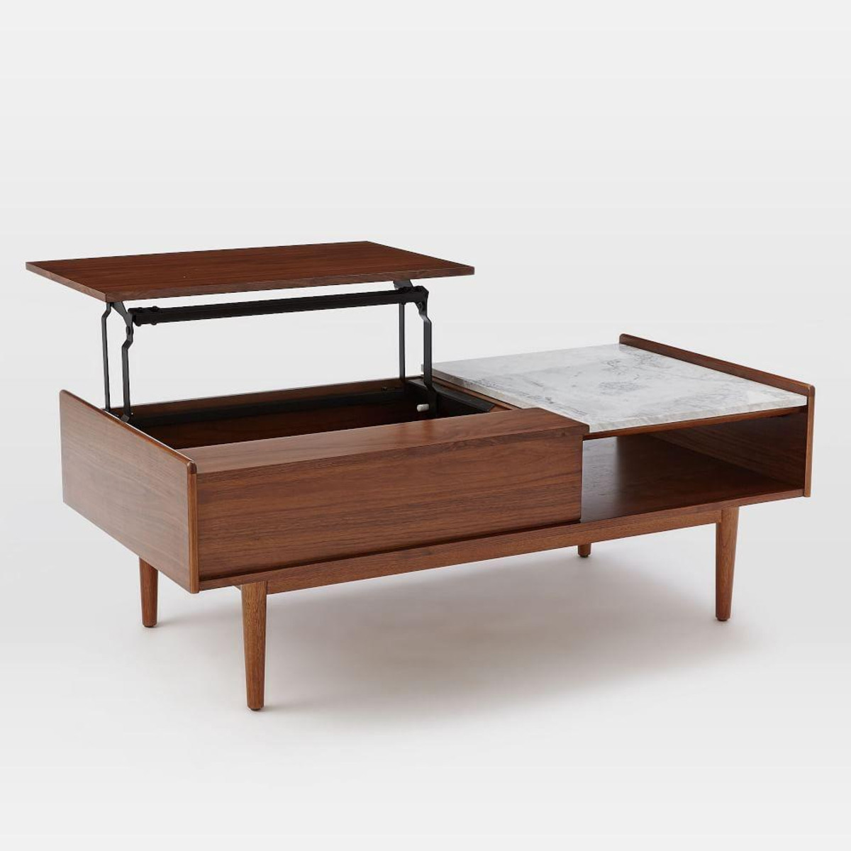 Best ideas about Coffee Table Desk
. Save or Pin Mid Century Pop Up Storage Coffee Table Now.