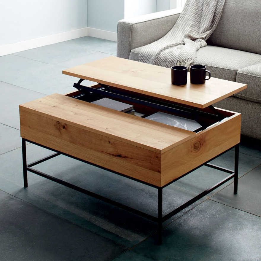 Best ideas about Coffee Table Desk
. Save or Pin 10 Coffee Tables Designed for Storage Core77 Now.