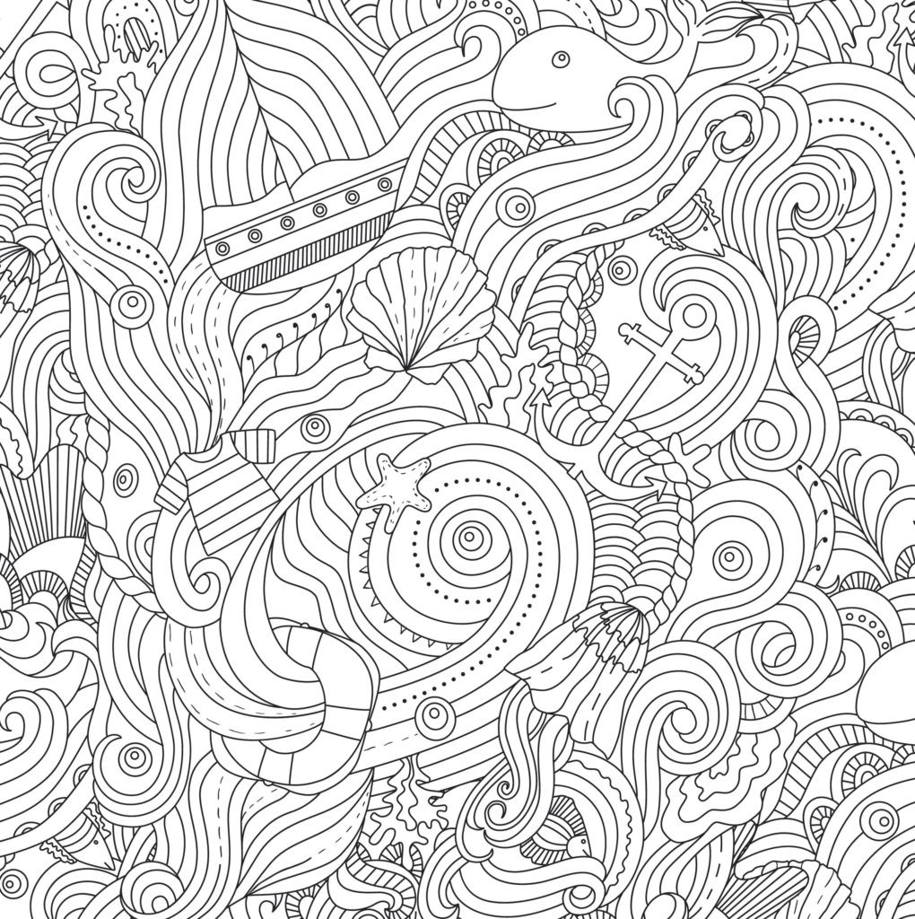 Best ideas about Coloring Pages For Adults Ocean
. Save or Pin Coloring Pages Ocean Designs Adult Coloring Book Stress Now.
