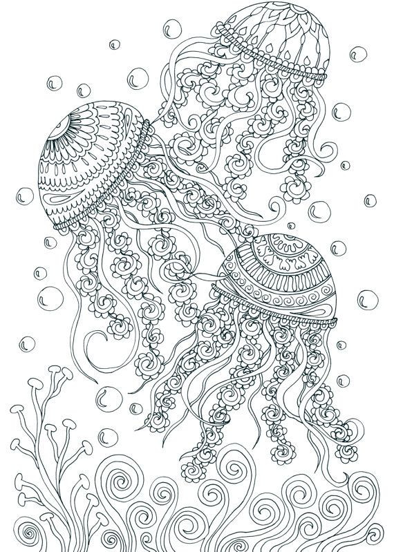 Best ideas about Coloring Pages For Adults Ocean
. Save or Pin Treasures in the Ocean Adult Coloring Pages by Joenay Now.