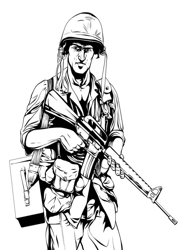 Best ideas about Coloring Pages For Boys Army
. Save or Pin Military coloring pages Free Printable Military coloring Now.
