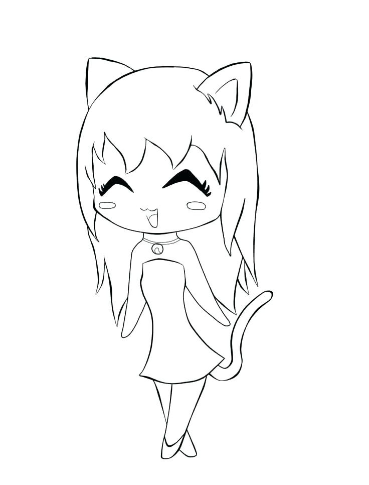 Best ideas about Coloring Pages For Girls Cat
. Save or Pin Coloring Pages Anime Cat Girl Prints Animals To Print Now.