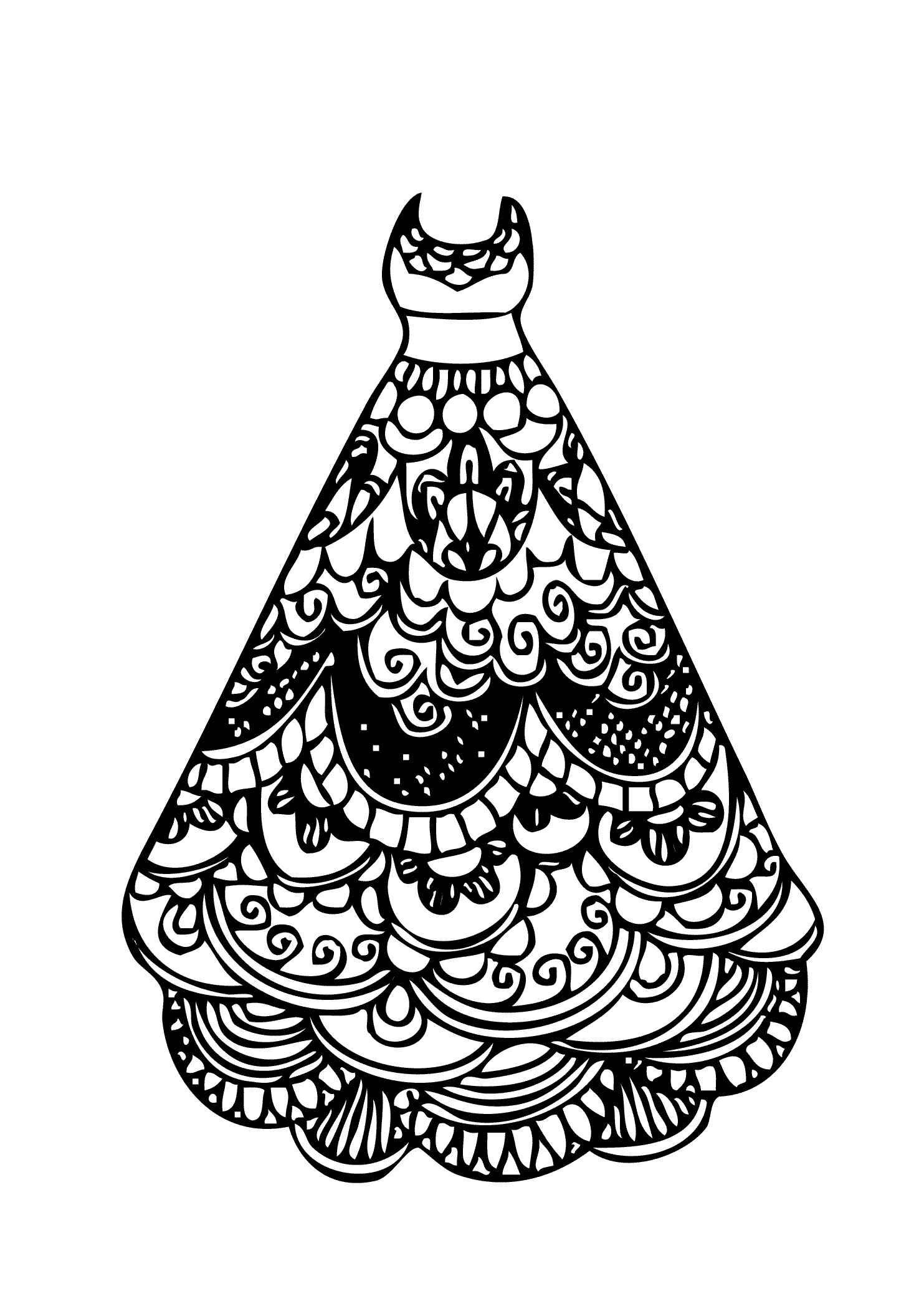 Best ideas about Coloring Pages For Girls Dresses
. Save or Pin Dress Coloring Pages Bestofcoloring Now.