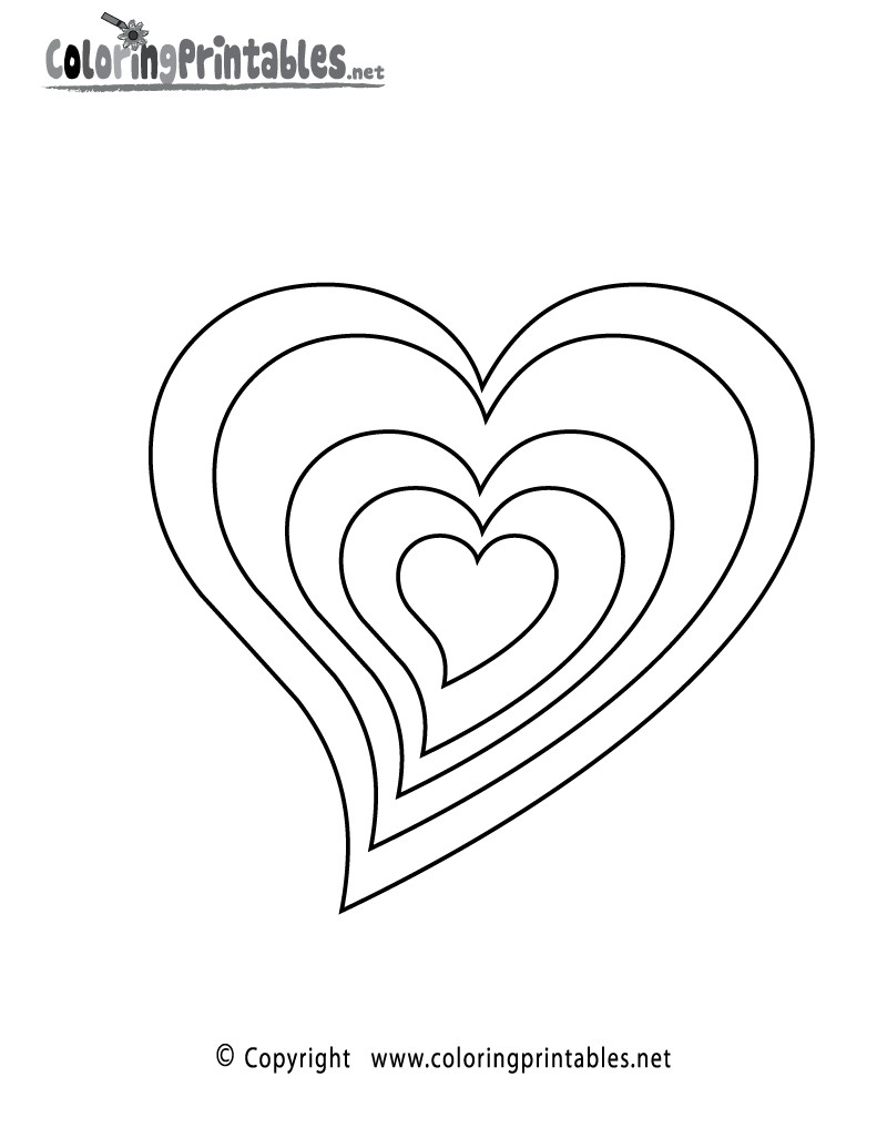 Best ideas about Coloring Pages For Girls Hearts
. Save or Pin Hearts Coloring Page A Free Girls Coloring Printable Now.