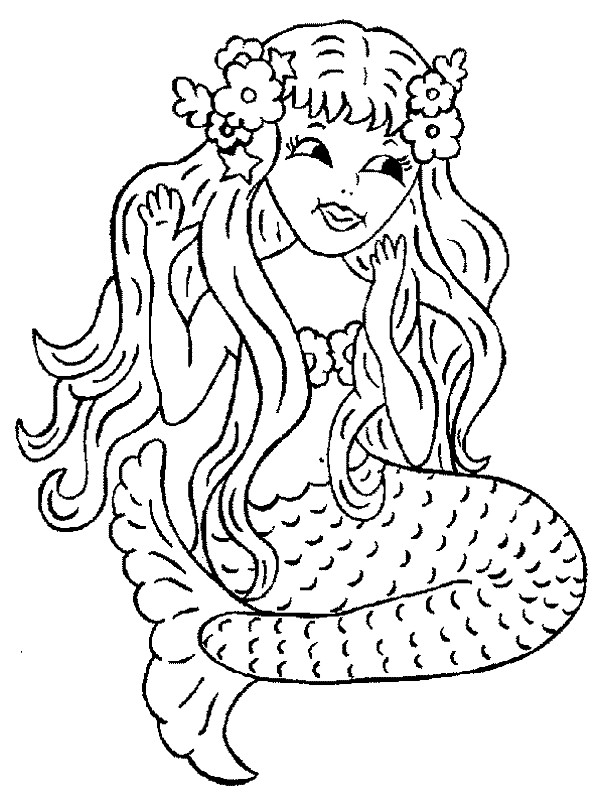 Best ideas about Coloring Pages For Girls Mermaids
. Save or Pin Free Printable Mermaid Coloring Pages For Kids Now.
