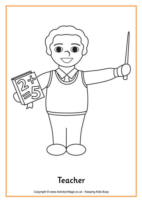 Best ideas about Coloring Pages For Girls Teacher
. Save or Pin Teacher Colouring Page 3 Now.