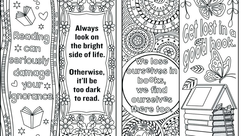 Best ideas about Coloring Pages For Teens Of The Different Meaning Of Colors
. Save or Pin Printable Bookmark Template Bookmarks To Color For Teens Now.