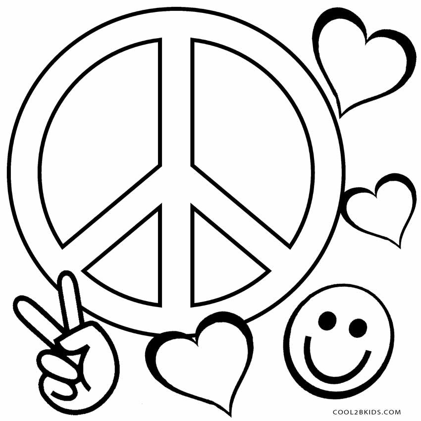 Best ideas about Coloring Sheets For Girls Peace Signs
. Save or Pin Free Printable Peace Sign Coloring Pages Now.