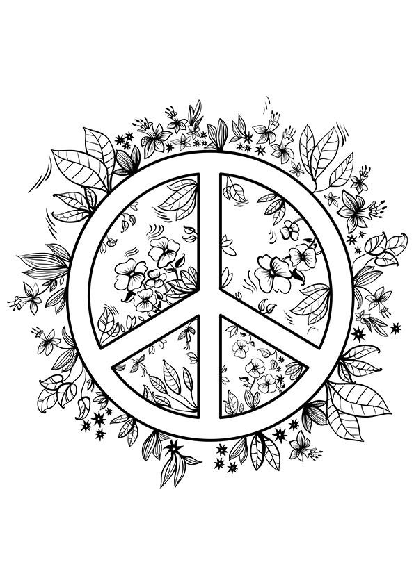 Best ideas about Coloring Sheets For Girls Peace Signs
. Save or Pin Simple and Attractive Free Printable Peace Sign Coloring Pages Now.