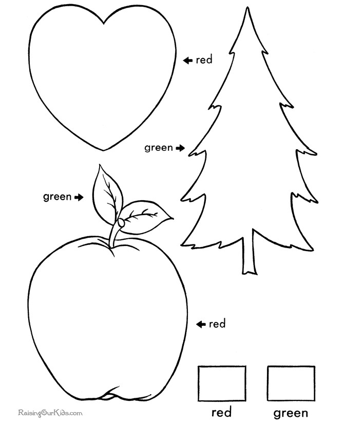 Best ideas about Coloring Sheets For Kids To Learn Colors
. Save or Pin Learning Colors worksheets for toddlers 003 Now.