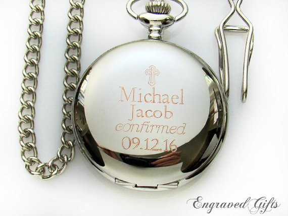 Best ideas about Confirmation Gift Ideas For Boys
. Save or Pin Engraveable Pocket Watch Confirmation Gift for by Now.
