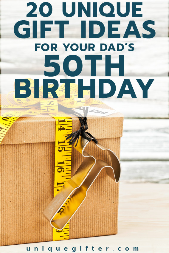 Best ideas about Cool Birthday Gifts For Dad
. Save or Pin 20 50th Birthday Gift Ideas for Your Dad Unique Gifter Now.