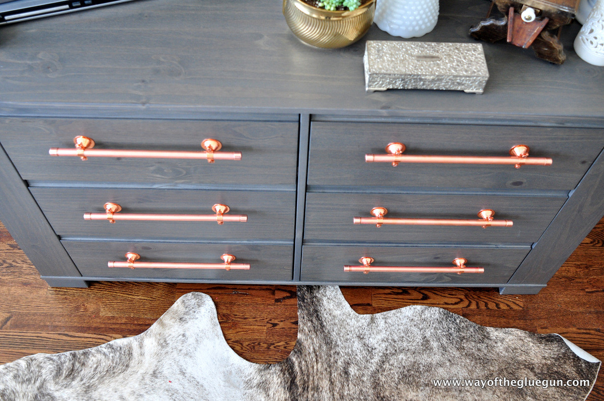 Best ideas about Copper Cabinet Hardware
. Save or Pin DIY Copper Drawer Pulls update an IKEA Dresser IKEA Hackers Now.