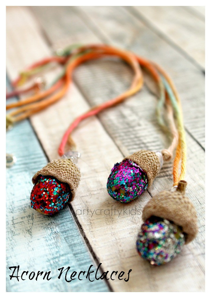 Best ideas about Crafting With Kids
. Save or Pin Acorn Necklaces Kids Nature Craft Arty Crafty Kids Now.