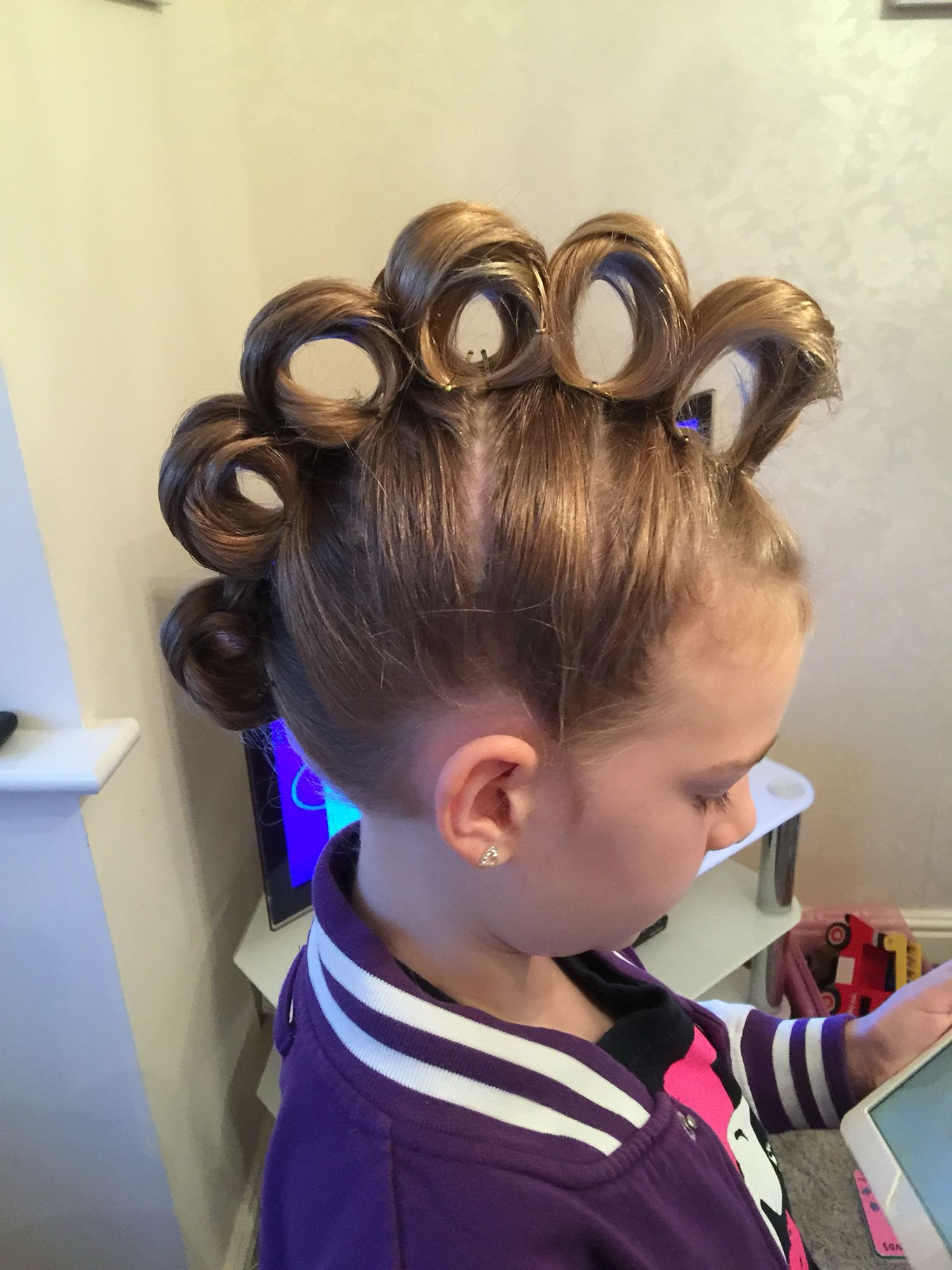 Best ideas about Crazy Hairstyles For Kids
. Save or Pin Rolling Mohawk for crazy hair day hair Now.