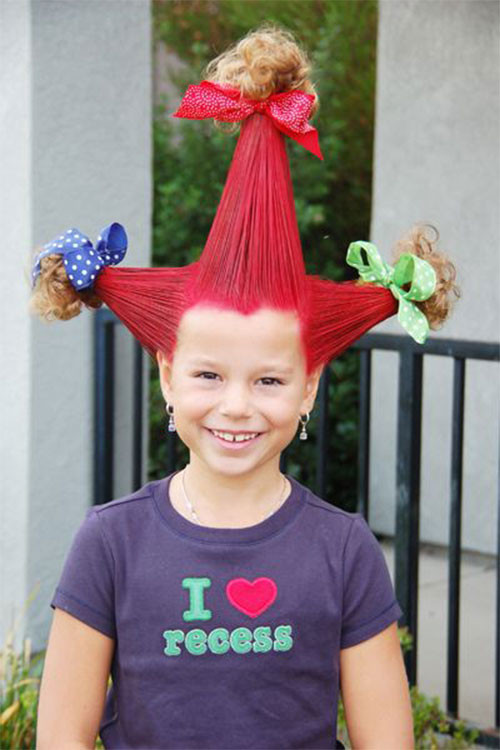 Best ideas about Crazy Hairstyles For Kids
. Save or Pin 20 Crazy & Scary Halloween Hairstyle Ideas & Looks For Now.