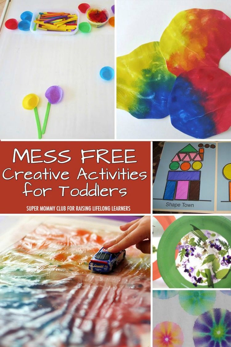 Best ideas about Creative Art For Toddlers
. Save or Pin 8 Mess Free Creative Activities for Toddlers Now.