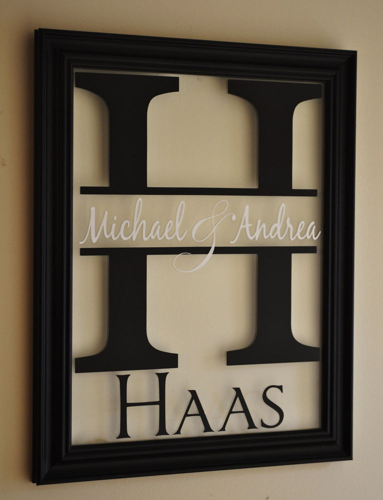 Best ideas about Cricut Wedding Gift Ideas
. Save or Pin Personalized Family Name Picture Frame Sign 10x13 Now.