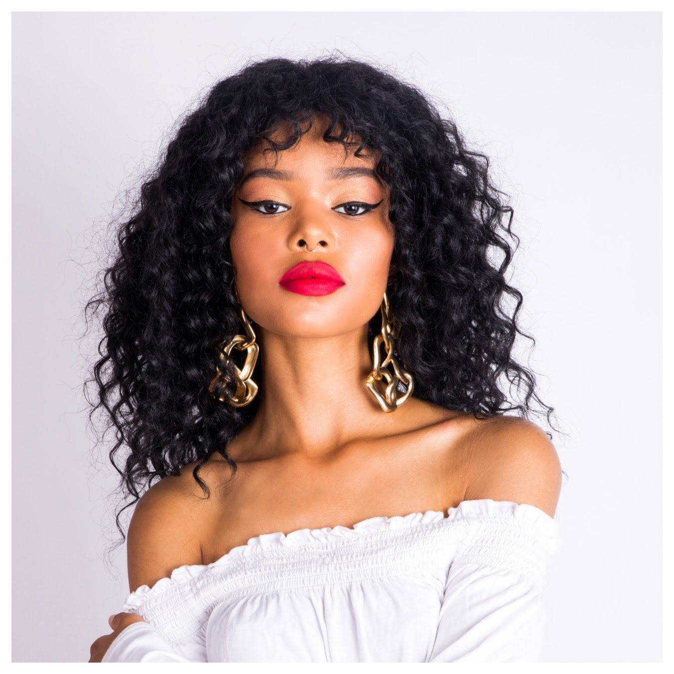 Best ideas about Crochet Hairstyles With Bangs
. Save or Pin How to install loose curly crochet braids with a fringe Now.