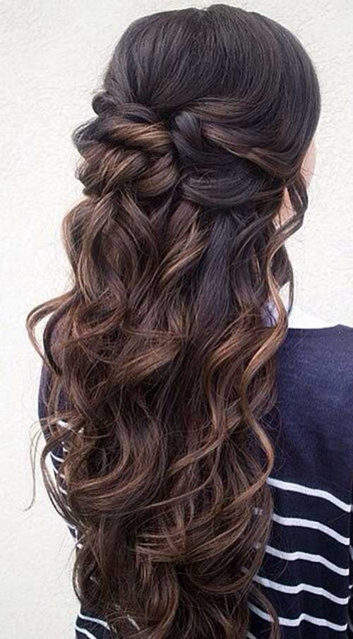 Best ideas about Curly Half Up Half Down Hairstyles
. Save or Pin 15 Half Up and Half Down Hairstyles Now.