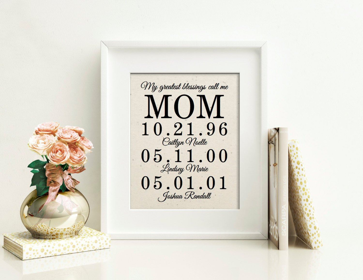 Best ideas about Customized Birthday Gifts
. Save or Pin Personalized Gift for Mom Birthday Gift for Dad Father of Now.