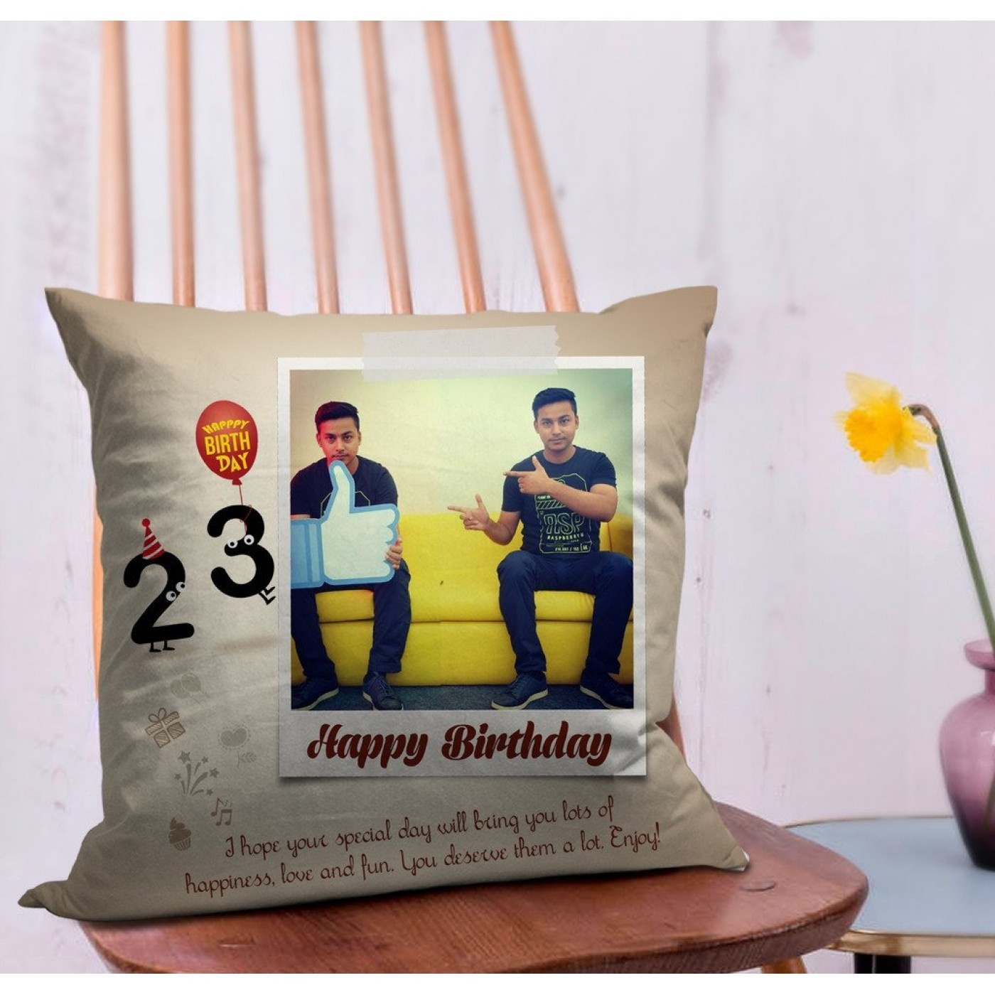 Best ideas about Customized Birthday Gifts
. Save or Pin Birthday Gift for Boyfriend Personalized Cushion Now.