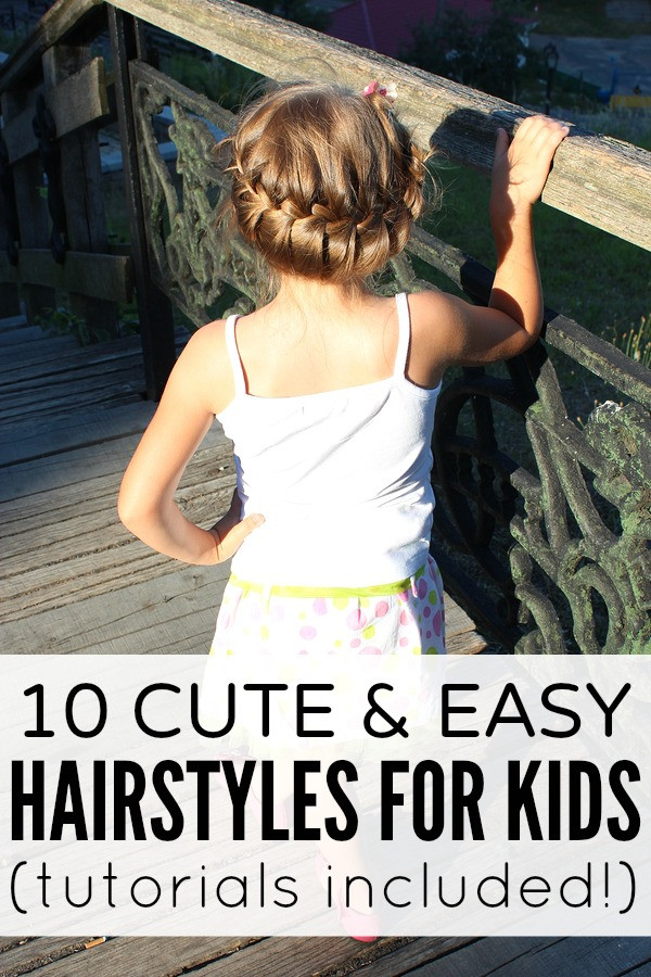 Best ideas about Cute Easy Hairstyles For Kids
. Save or Pin 10 cute and easy hairstyles for kids Now.