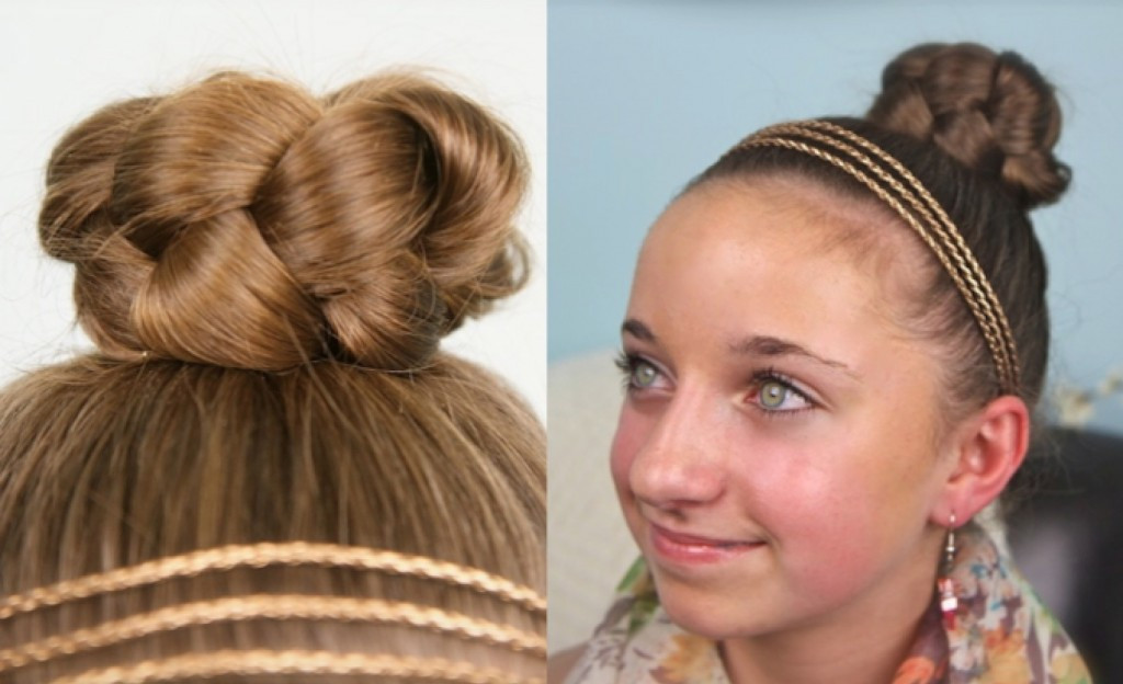 Best ideas about Cute Girls Hairstyles Buns
. Save or Pin Easy Hairstyles with Stylish Braids Hairstyle For Women Now.