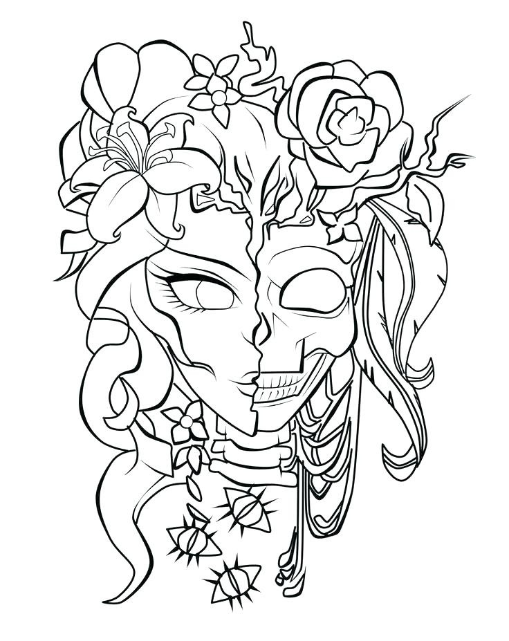 Best ideas about Day Of The Dead Sugar Skull Girls Coloring Pages For Teens
. Save or Pin Sugar Skull Coloring Pages Pdf Free Download Gallery Now.