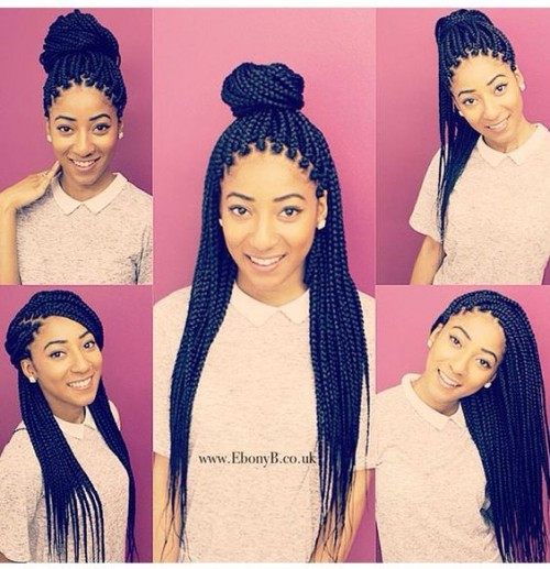 Best ideas about Different Hairstyles For Box Braids
. Save or Pin 50 Ghana Braids Styles Now.