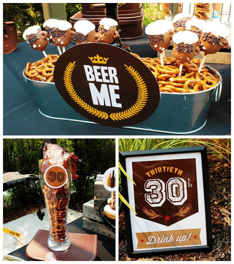 Best ideas about Dirty 30 Birthday Decorations
. Save or Pin Epic Dirty Thirty Birthday Beer Party B Lovely Events Now.