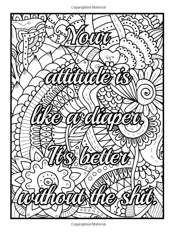 Best ideas about Dirty Adult Coloring Books
. Save or Pin 140 best Swearing coloring pages images on Pinterest Now.