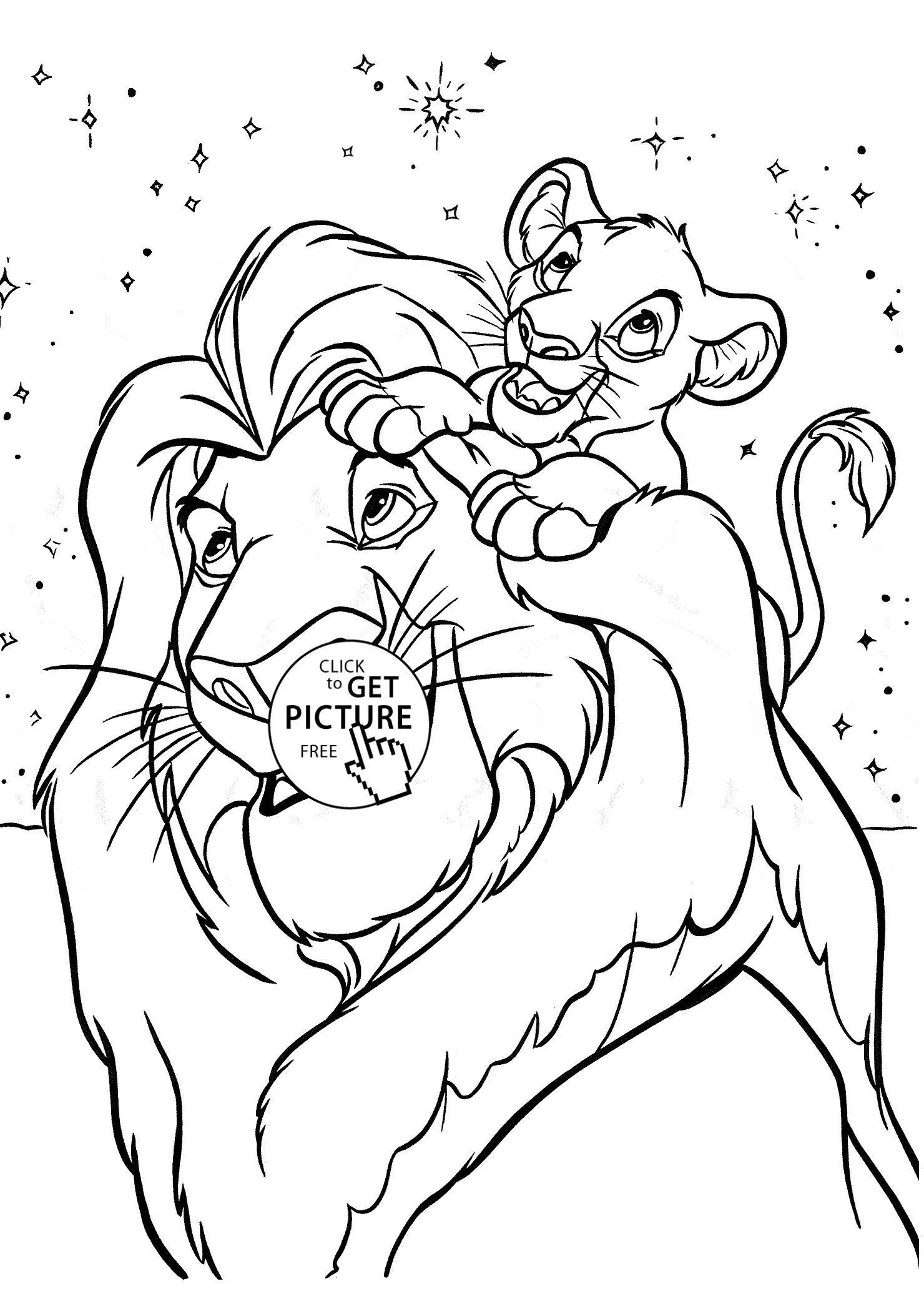 Best ideas about Disney Lion King Coloring Pages For Boys
. Save or Pin Lion King coloring page for kids disney coloring pages Now.