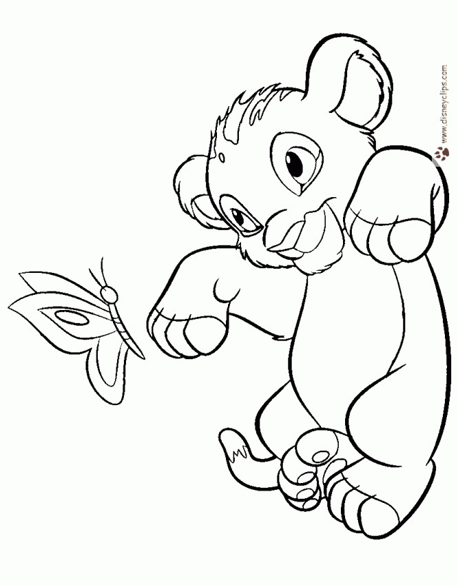 Best ideas about Disney Lion King Coloring Pages For Boys
. Save or Pin Baby Simba Coloring Pages Now.