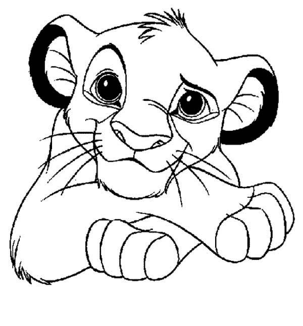 Best ideas about Disney Lion King Coloring Pages For Boys
. Save or Pin Coloriage Le petit Roi Lion sourit dessin gratuit à imprimer Now.