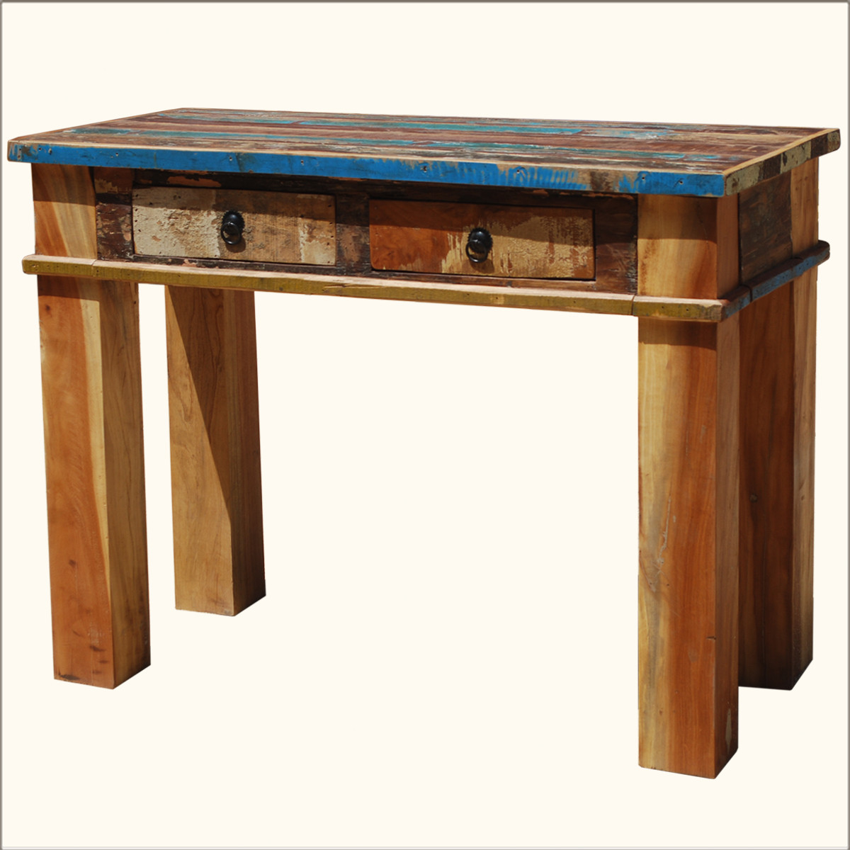 Best ideas about Distressed Entryway Table
. Save or Pin Rustic Distressed Reclaimed Wood Console Hall Sofa Now.