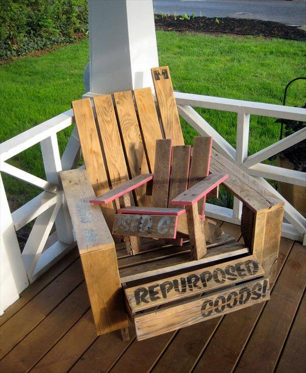 Best ideas about DIY Adirondack Chairs
. Save or Pin DIY Repurposing Pallet Adirondack Chair Now.