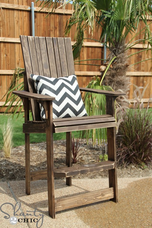 Best ideas about DIY Adirondack Chairs
. Save or Pin DIY Adirondack Chair Bar Height Shanty 2 Chic Now.