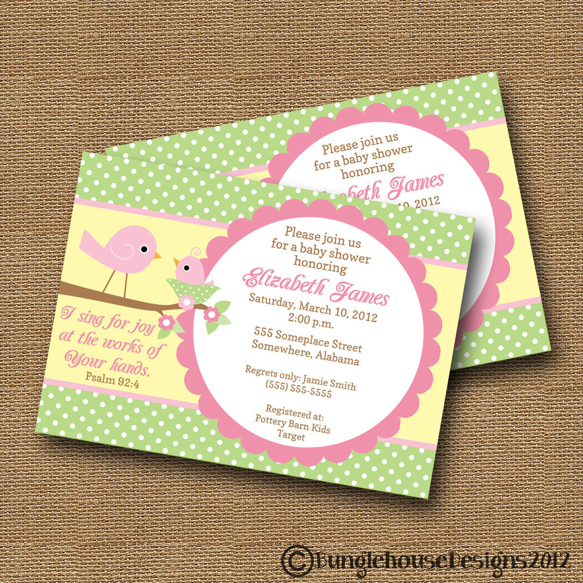 Best ideas about DIY Baby Shower Invitations Free
. Save or Pin Bird Baby Shower Invitation DIY PRINTABLE Baby Girl Christian Now.