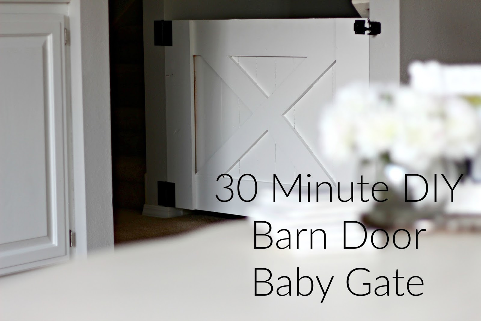 Best ideas about DIY Barn Door Baby Gate
. Save or Pin Rose & Co Blog 30 Minute DIY Barn Door Baby Gate Now.