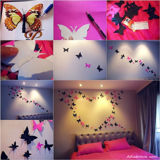 Best ideas about DIY Butterfly Wall Decorations
. Save or Pin DIY Butterfly Wall Art Tutorial Now.