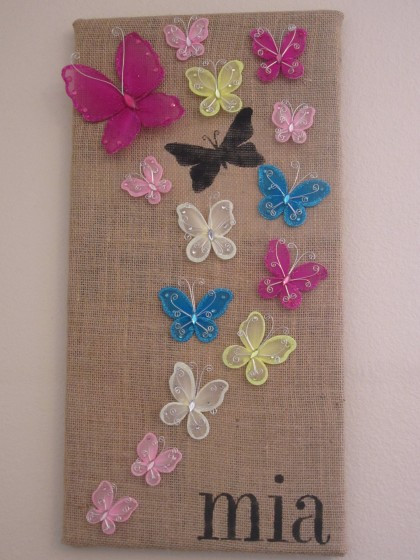 Best ideas about DIY Butterfly Wall Decorations
. Save or Pin Stenciled Butterfly Wall Art DIY Inspired Now.