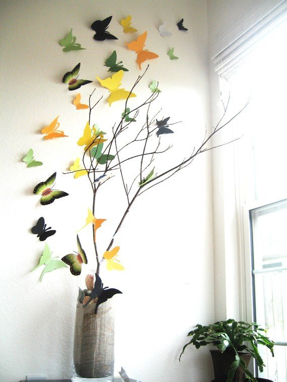 Best ideas about DIY Butterfly Wall Decorations
. Save or Pin 10 DIY Butterfly Wall Decor Ideas With Directions A DIY Now.