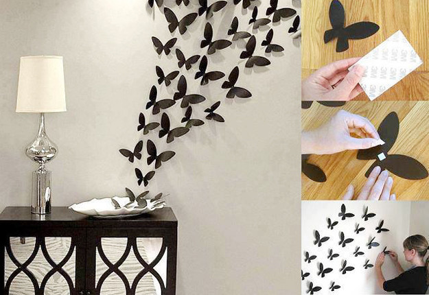 Best ideas about DIY Butterfly Wall Decorations
. Save or Pin Cool Cheap but Cool DIY Wall Art Ideas for Your Walls Now.